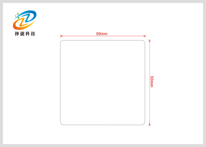高頻易碎標(biāo)簽 I-code X 50*50mm剖析展示圖一